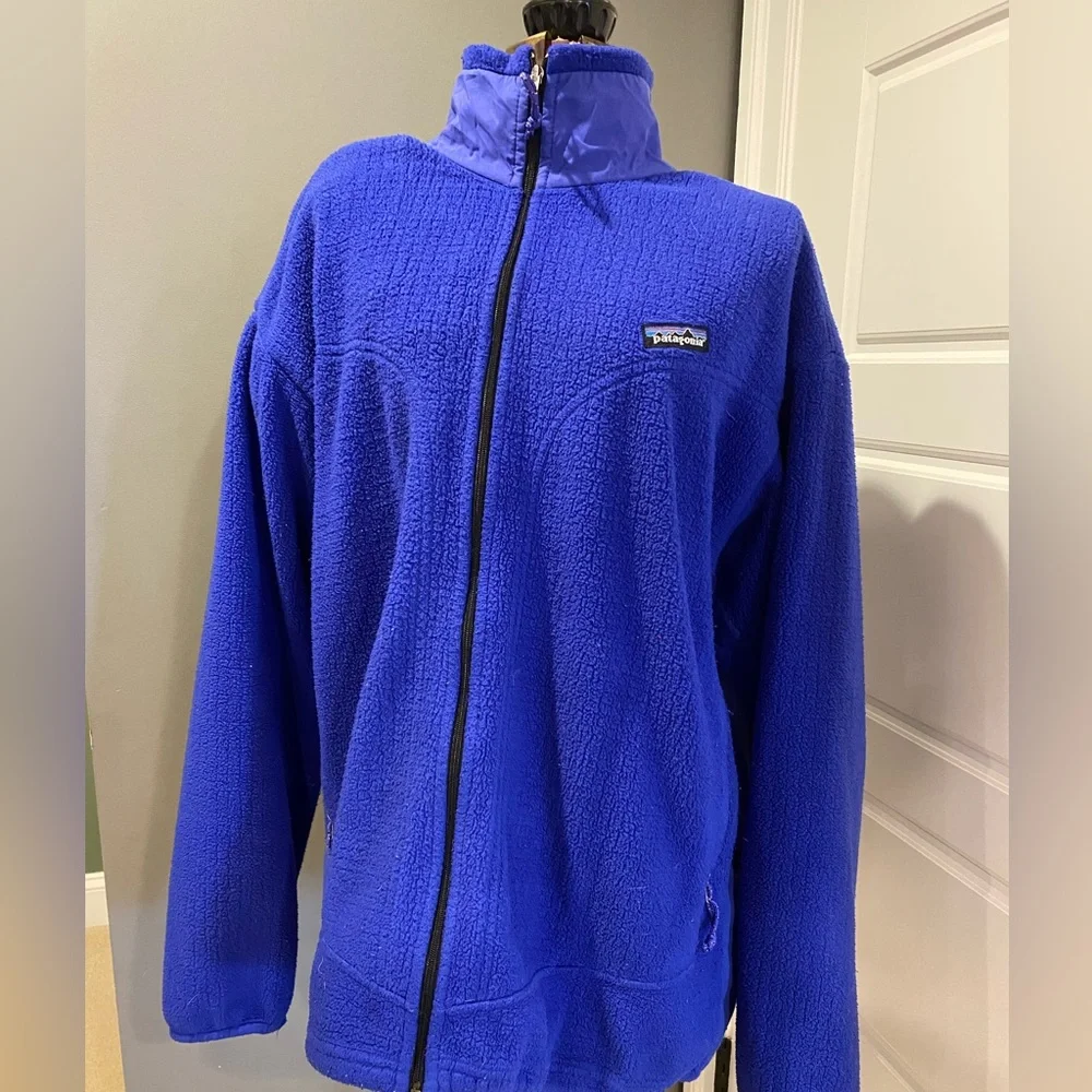 VINTAGE PATAGONIA zip up fleece, polertec, warm everyday jacket - Picture 2 of 11